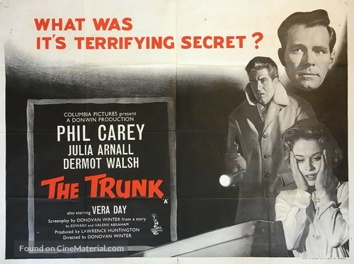 The Trunk - British Movie Poster