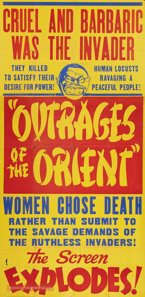 Outrages of the Orient - Movie Poster