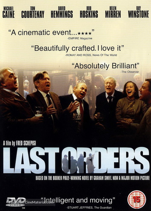 Last Orders - DVD movie cover