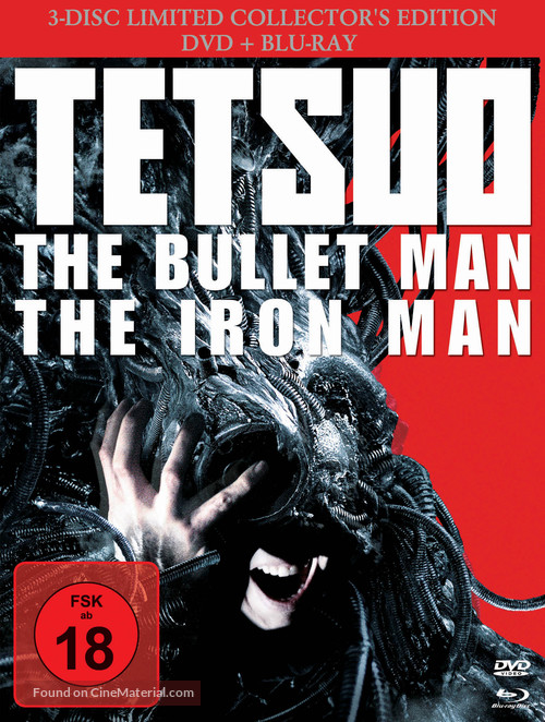 Tetsuo: The Bullet Man - German Blu-Ray movie cover