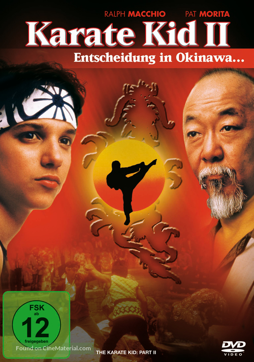 The Karate Kid, Part II - German DVD movie cover
