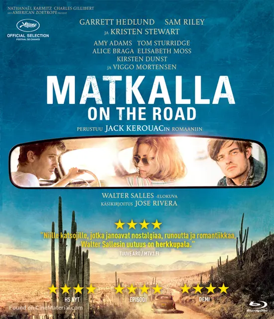 On the Road - Finnish Blu-Ray movie cover