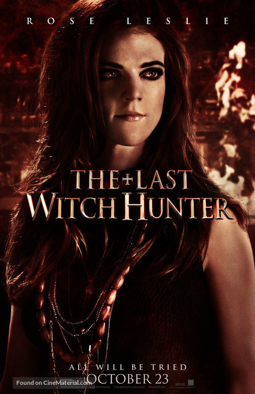 The Last Witch Hunter - Character movie poster