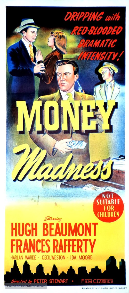 Money Madness - Australian Movie Poster