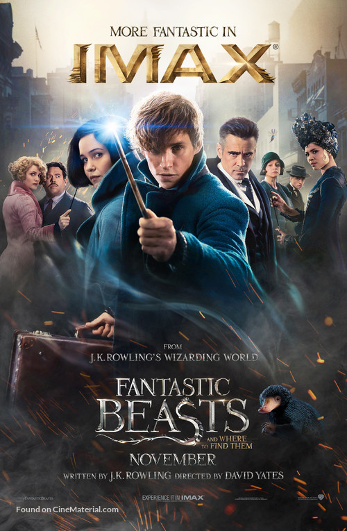 Fantastic Beasts and Where to Find Them - British Movie Poster