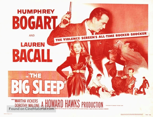 The Big Sleep - poster