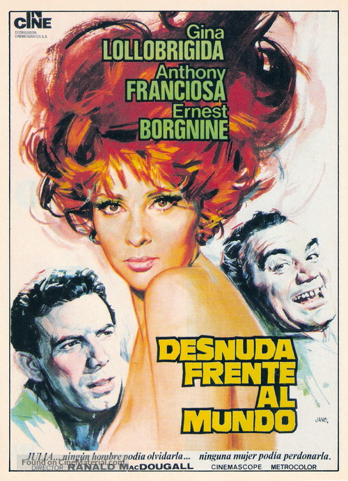Go Naked in the World - Spanish Movie Poster