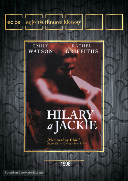 Hilary and Jackie - Czech DVD movie cover