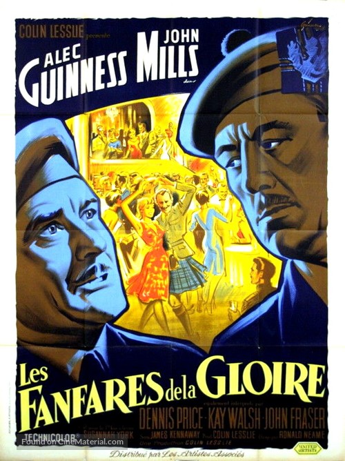 Tunes of Glory - French Movie Poster