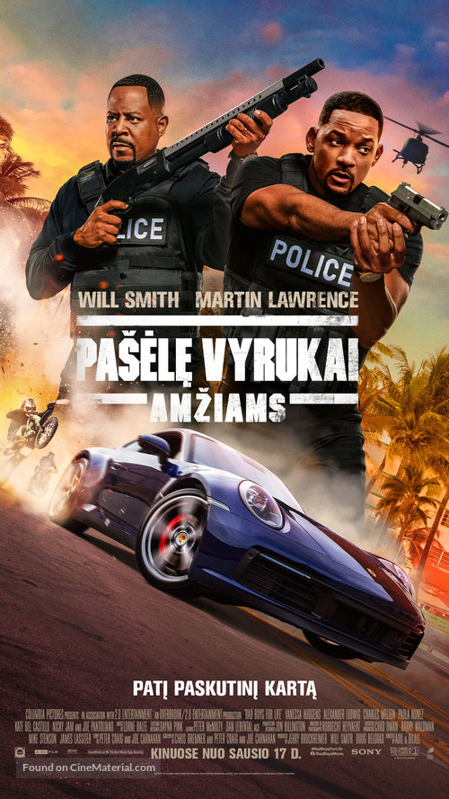 Bad Boys for Life - Lithuanian Movie Poster