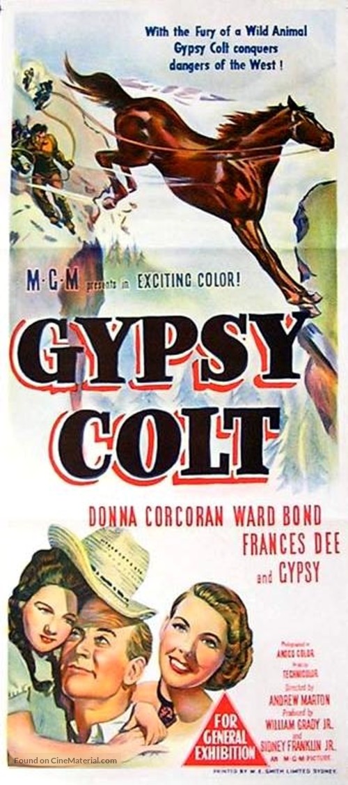 Gypsy Colt - Australian Movie Poster