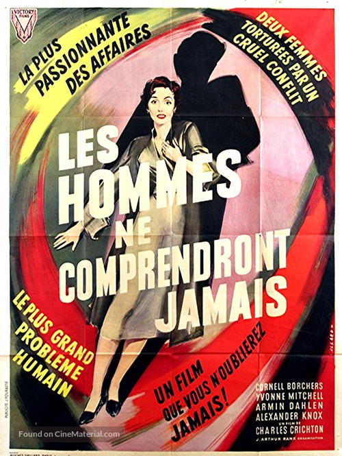 The Divided Heart - French Movie Poster