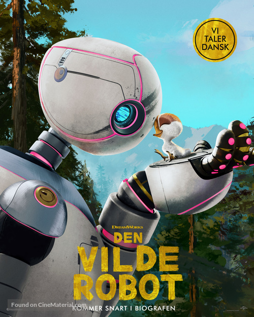 The Wild Robot - Danish Movie Poster