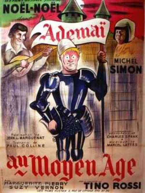 Ad&eacute;ma&iuml; au moyen &acirc;ge - French Movie Poster