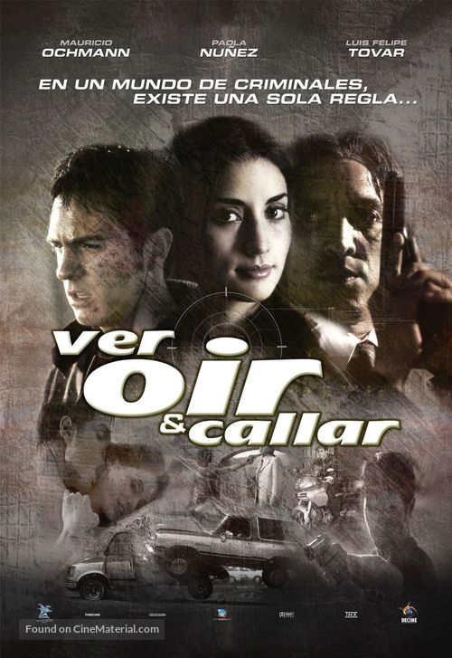 Ver, oir y callar - Mexican poster