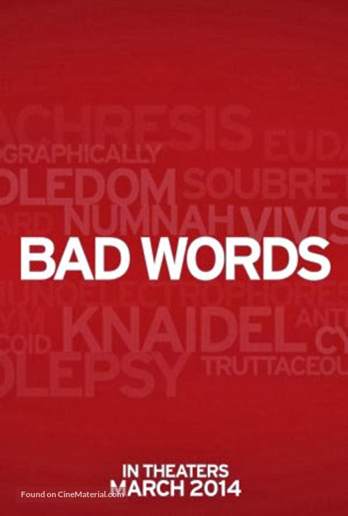 Bad Words - Movie Poster