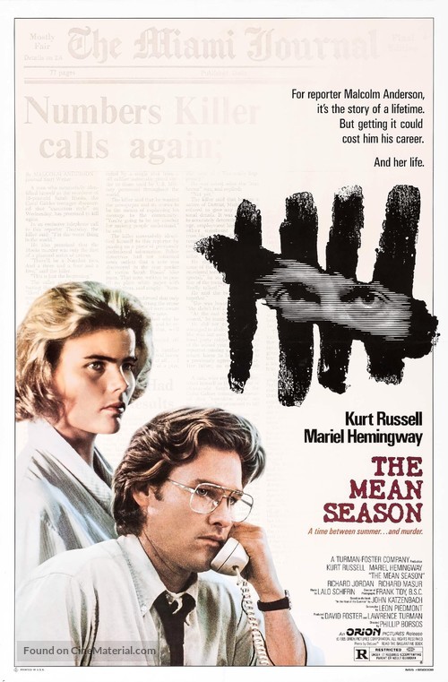The Mean Season - Movie Poster