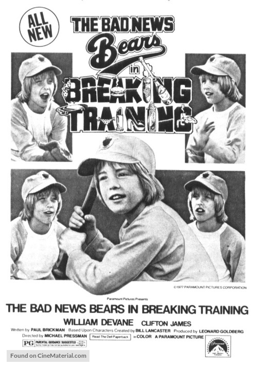 The Bad News Bears in Breaking Training - Movie Poster