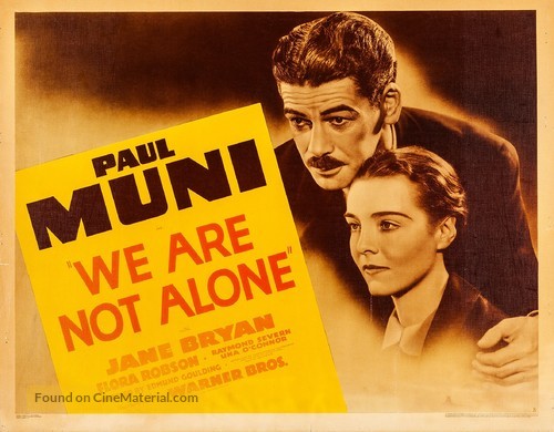 We Are Not Alone - Movie Poster