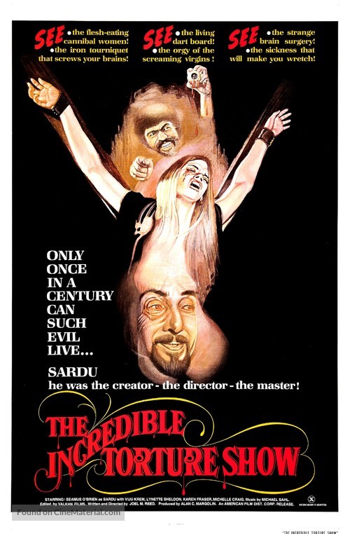 The Incredible Torture Show - Theatrical movie poster