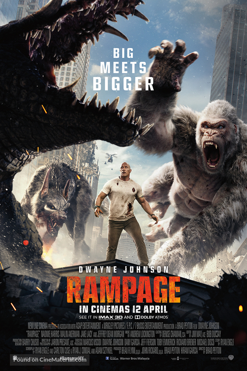 Rampage - Malaysian Movie Poster