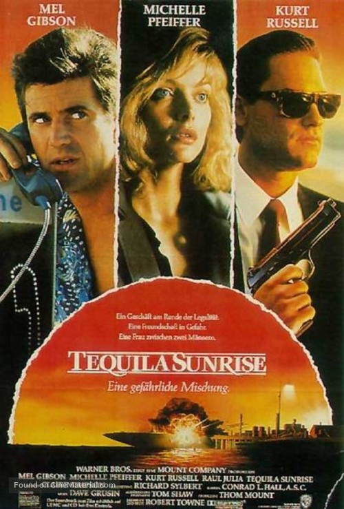 Tequila Sunrise - German Movie Poster