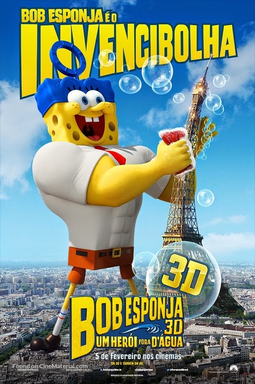 The SpongeBob Movie: Sponge Out of Water - Brazilian Movie Poster