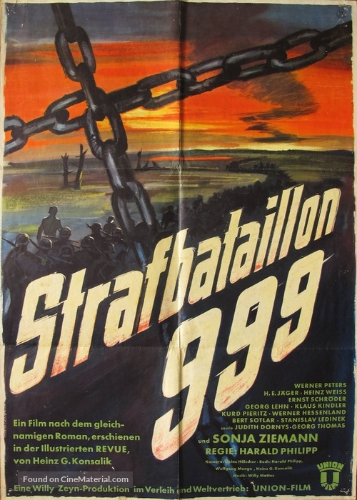 Strafbataillon 999 - German Movie Poster