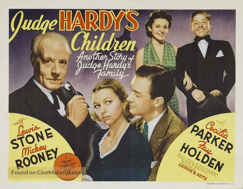 Judge Hardy&#039;s Children - Movie Poster