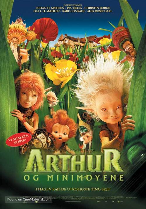 Arthur et les Minimoys - Norwegian Movie Poster