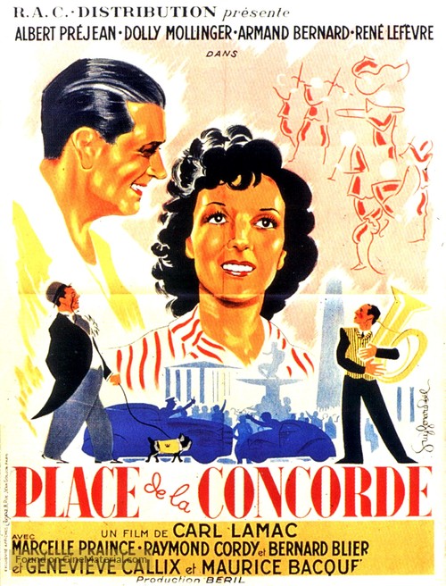 Place de la Concorde - French Movie Poster