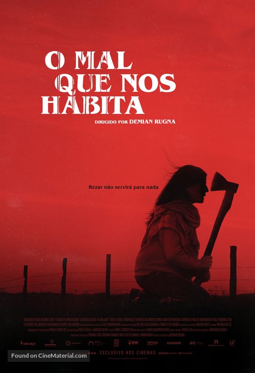 Cuando acecha la maldad - Brazilian Movie Poster