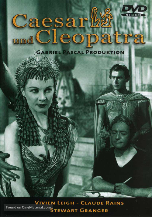 Caesar and Cleopatra - German Movie Cover