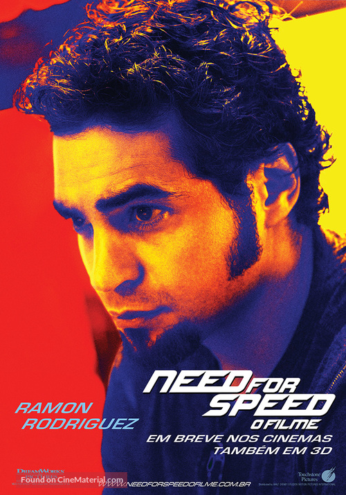 Need for Speed - Brazilian Movie Poster