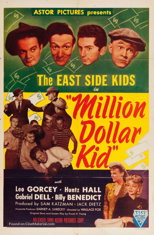 Million Dollar Kid - Re-release movie poster