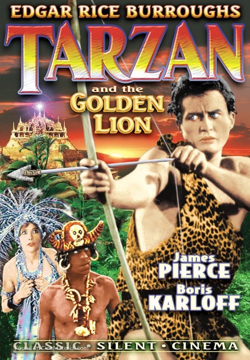 Tarzan and the Golden Lion - DVD movie cover