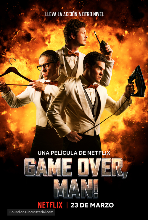 Game Over, Man! - Spanish Movie Poster