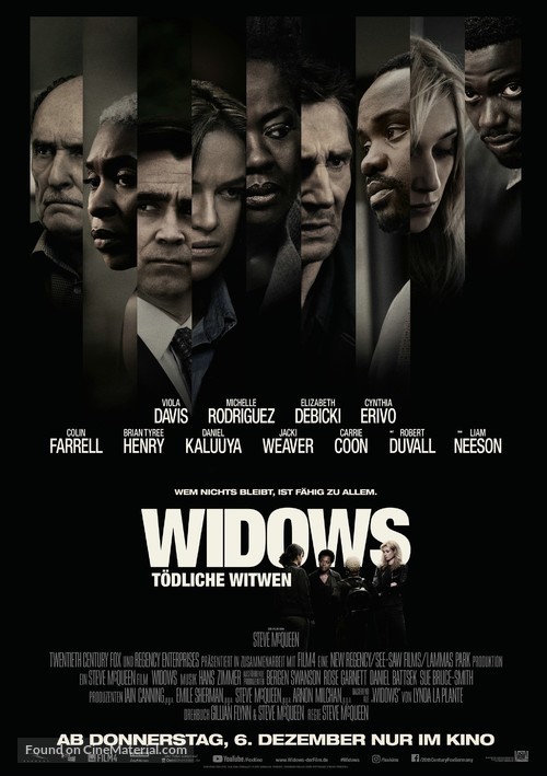 Widows - German Movie Poster