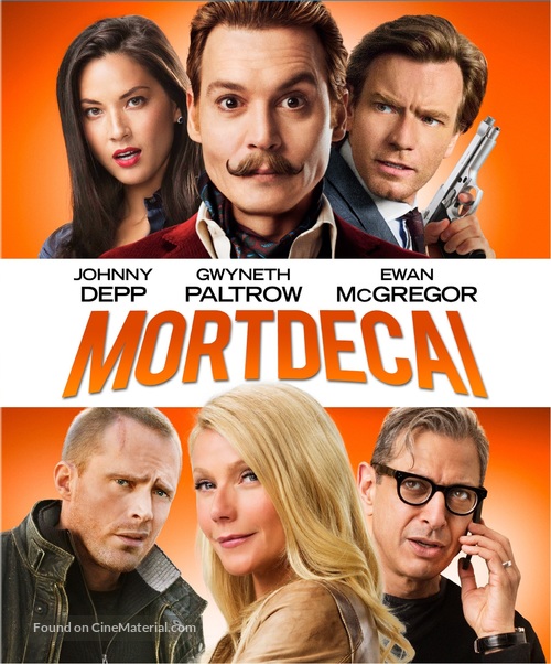 Mortdecai - Blu-Ray movie cover