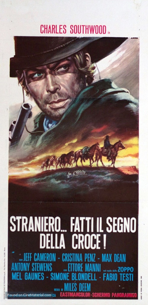 Straniero... fatti il segno della croce! - Italian Movie Poster