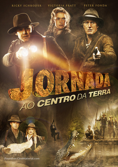 Journey to the Center of the Earth - Brazilian Movie Cover