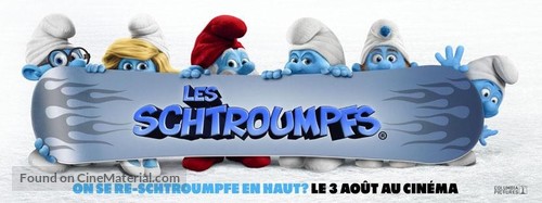 The Smurfs - French Movie Poster