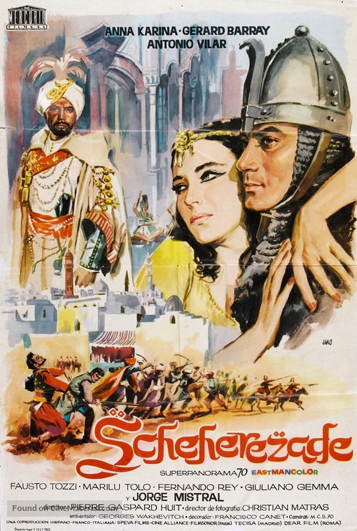 Sh&eacute;h&eacute;razade - Spanish Movie Poster