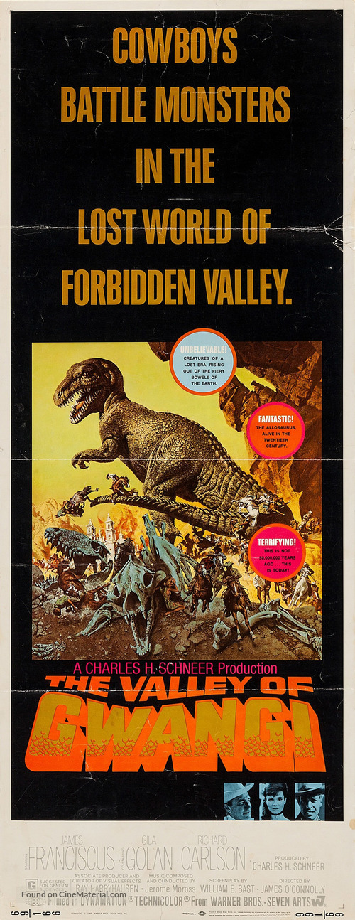 The Valley of Gwangi - Movie Poster
