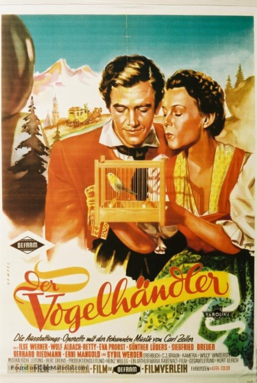Der Vogelh&auml;ndler - Austrian Movie Poster