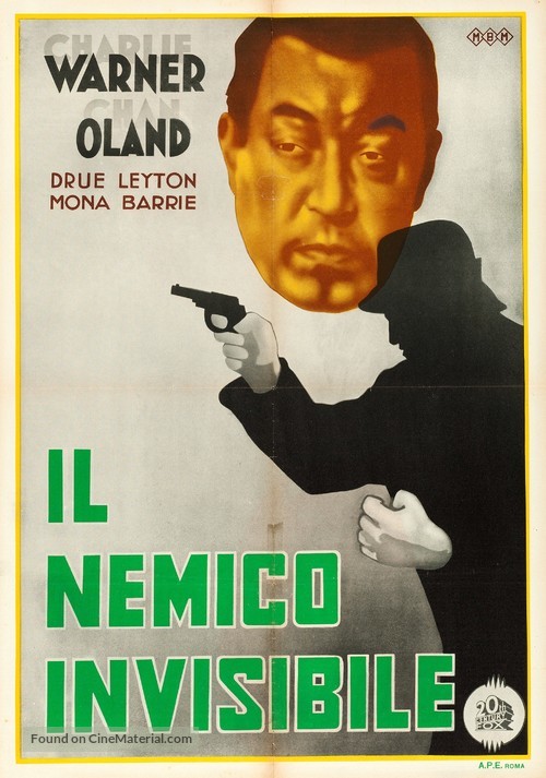 Charlie Chan in London - Italian Movie Poster