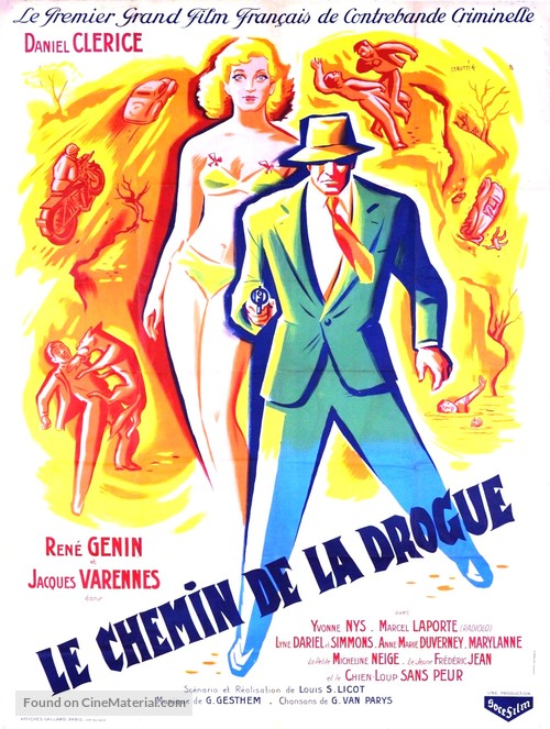 Le chemin de la drogue - French Movie Poster