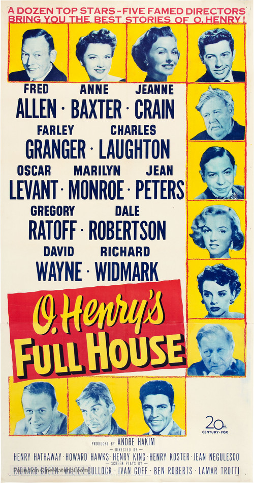 O. Henry&#039;s Full House - Movie Poster