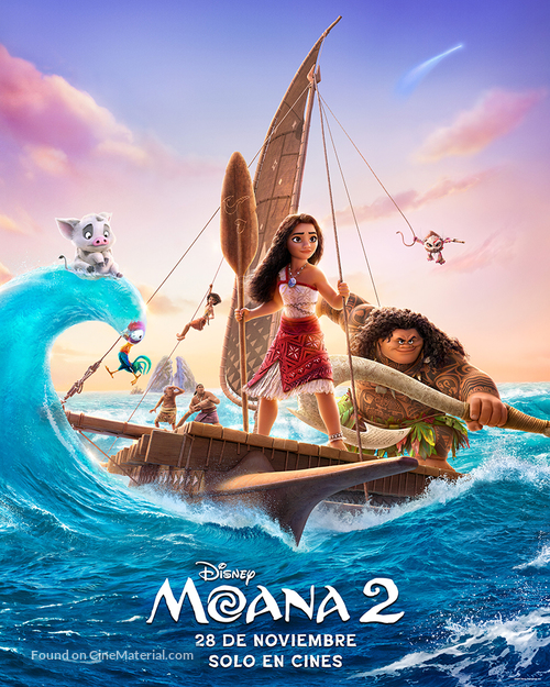 Moana 2 - Argentinian Movie Poster