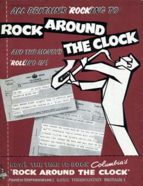 Rock Around the Clock - British Movie Poster